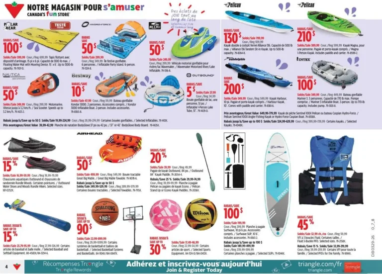 Page 4 de la circulaire Canadian Tire