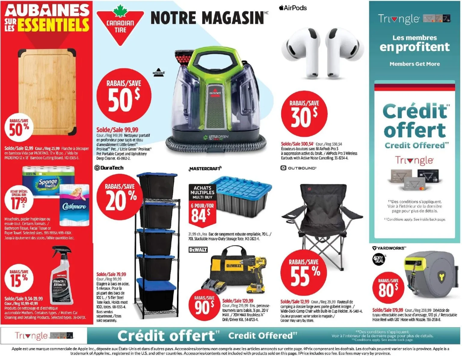 Page 1 de la circulaire Canadian Tire