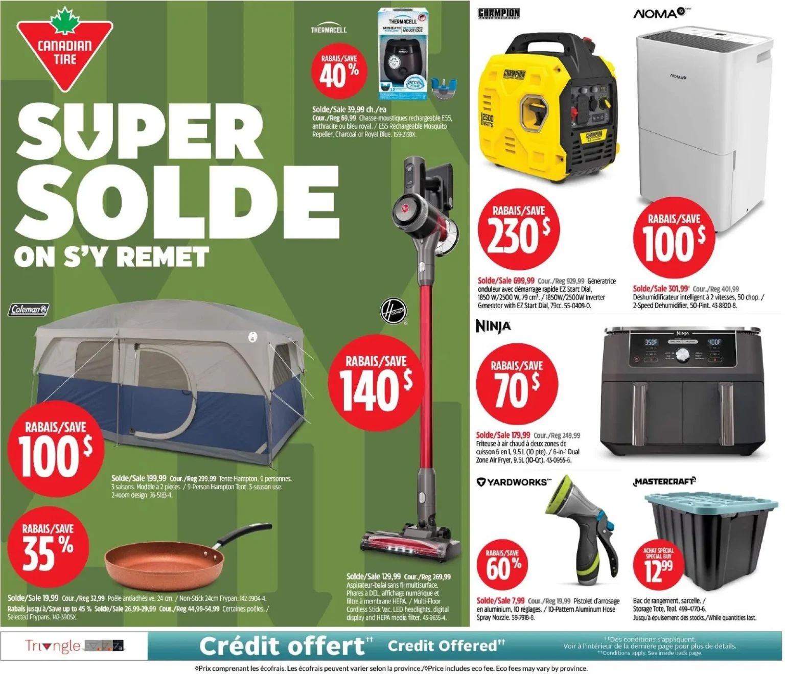 Page 1 de la circulaire Canadian Tire