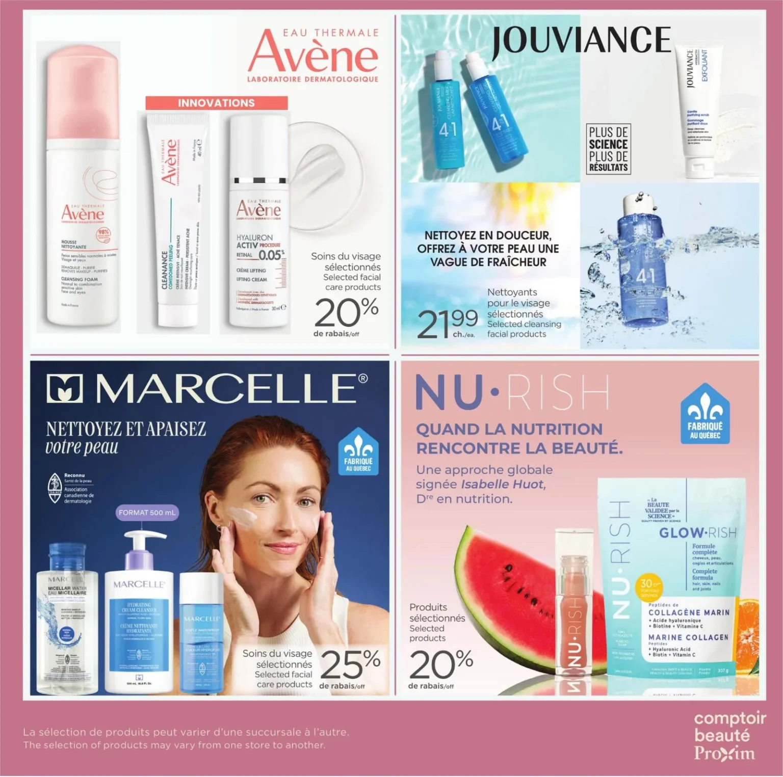 Page 3 de la circulaire Carnet Proxim Comptoir Beaute