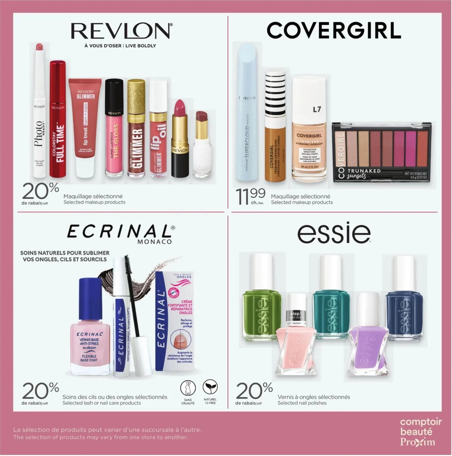 Page 5 de la circulaire Carnet Proxim Comptoir Beaute