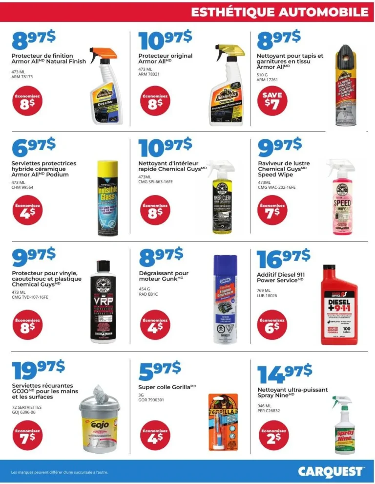 Page 3 de la circulaire Carquest