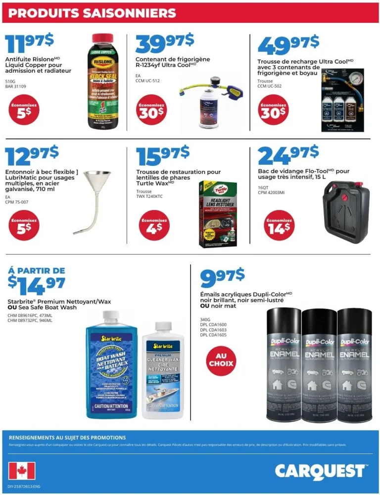 Page 4 de la circulaire Carquest