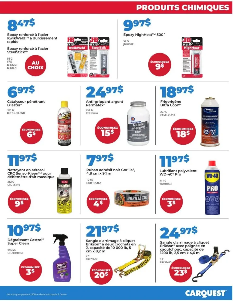 Page 3 de la circulaire Carquest