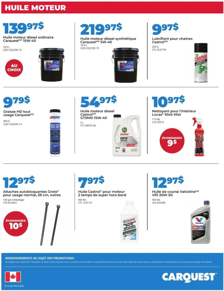Page 4 de la circulaire Carquest