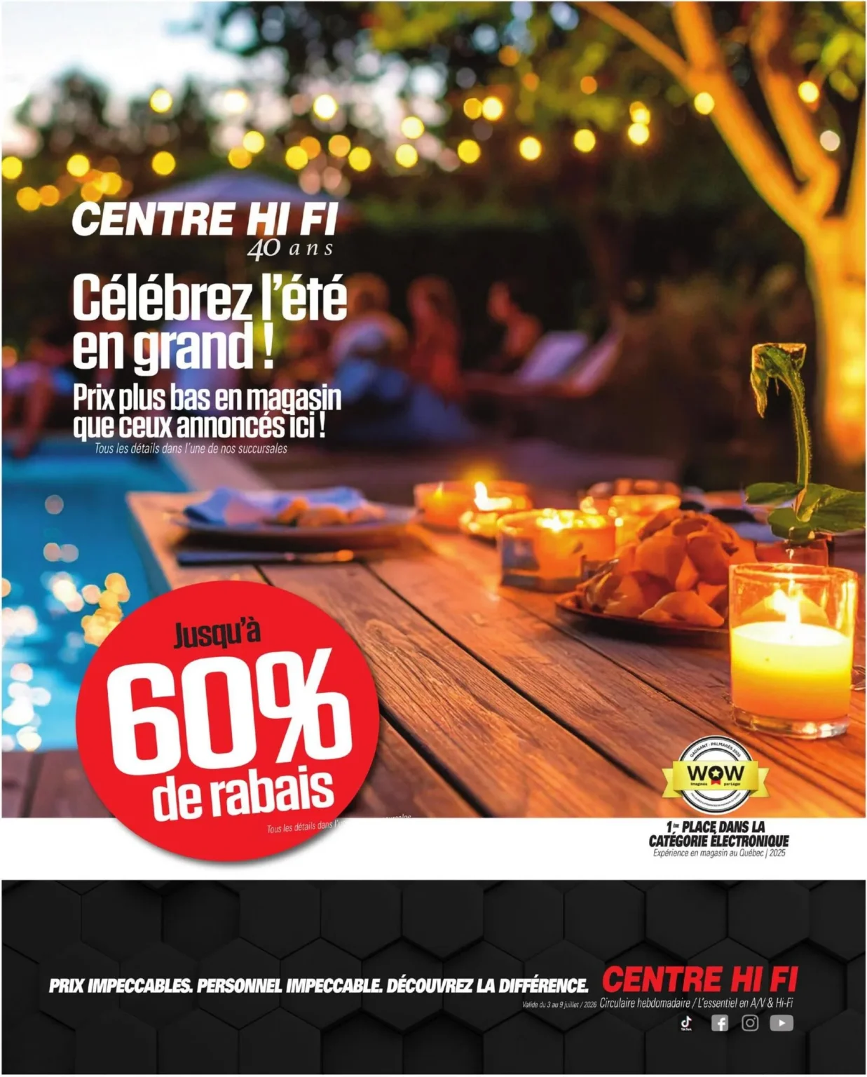Page 1 de la circulaire Centre Hi Fi