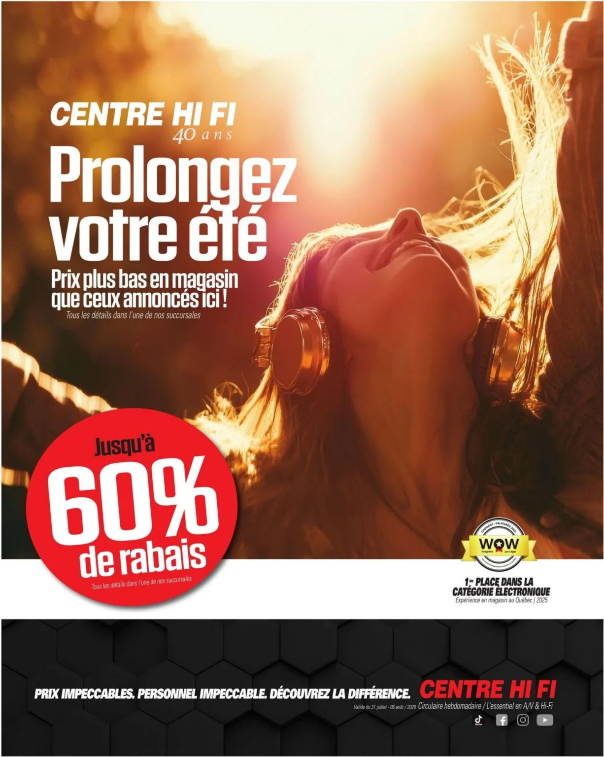 Page 1 de la circulaire Centre Hi Fi