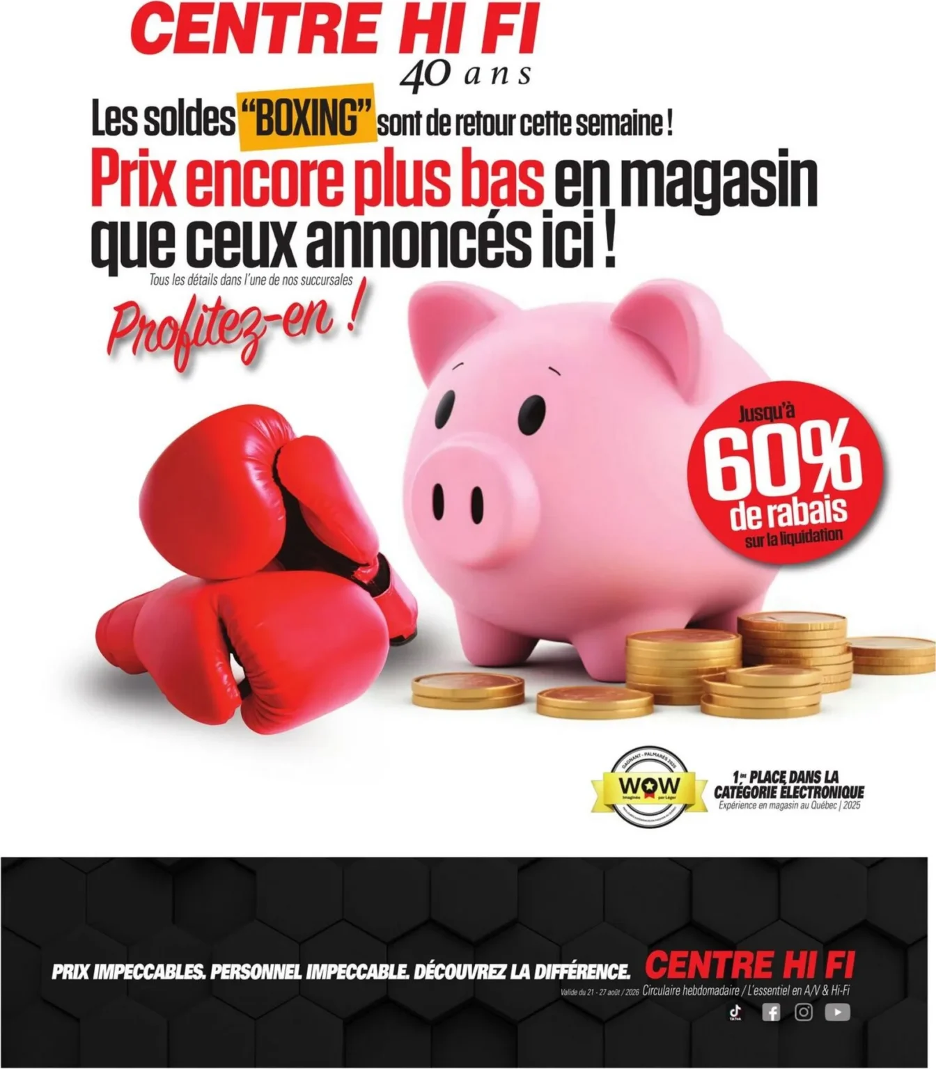 Page 1 de la circulaire Centre Hi Fi