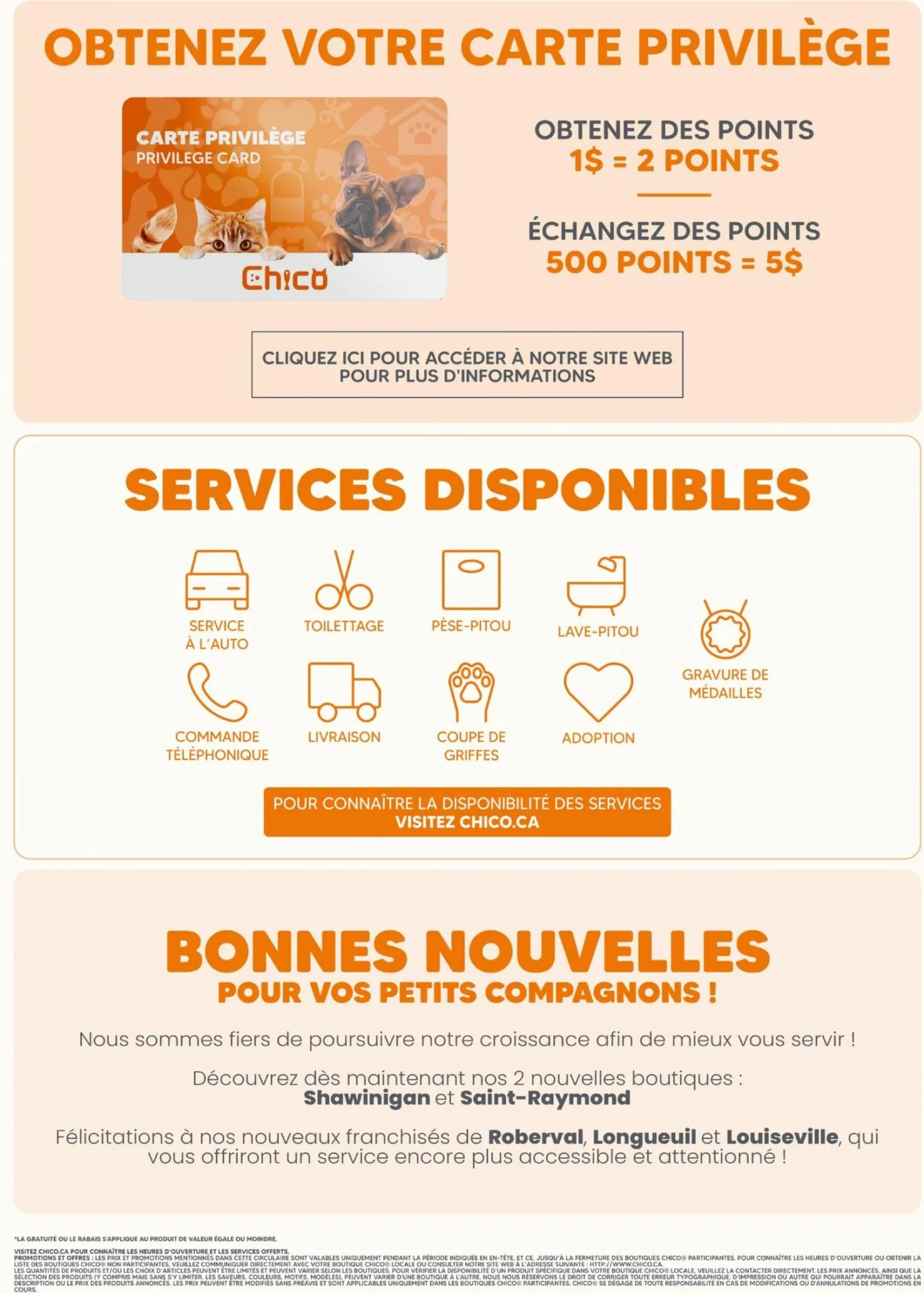Page 4 de la circulaire Chico