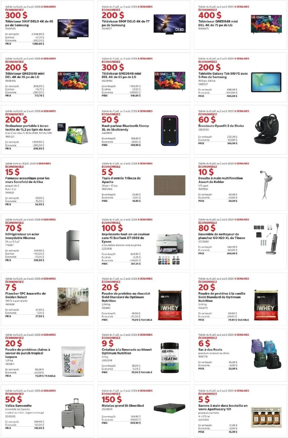 Page 2 de la circulaire Costco