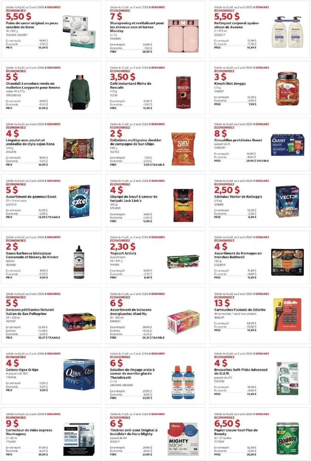 Page 3 de la circulaire Costco