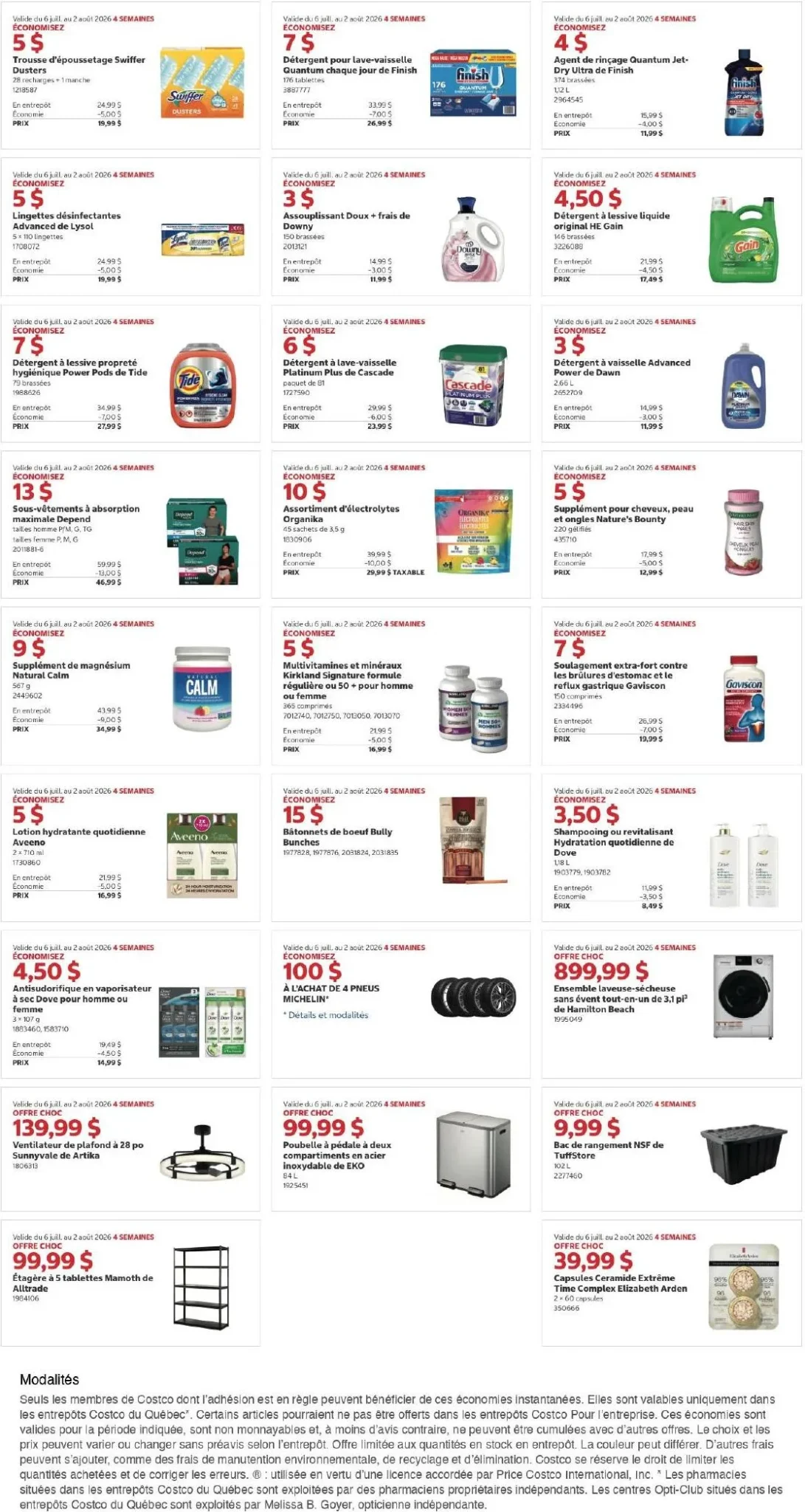 Page 4 de la circulaire Costco