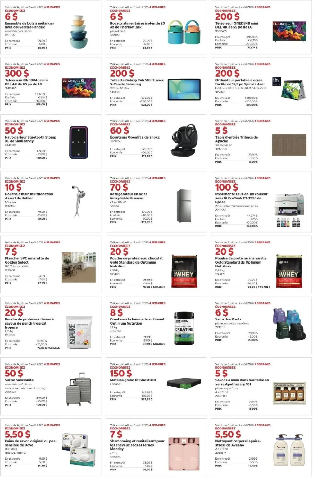 Page 2 de la circulaire Costco