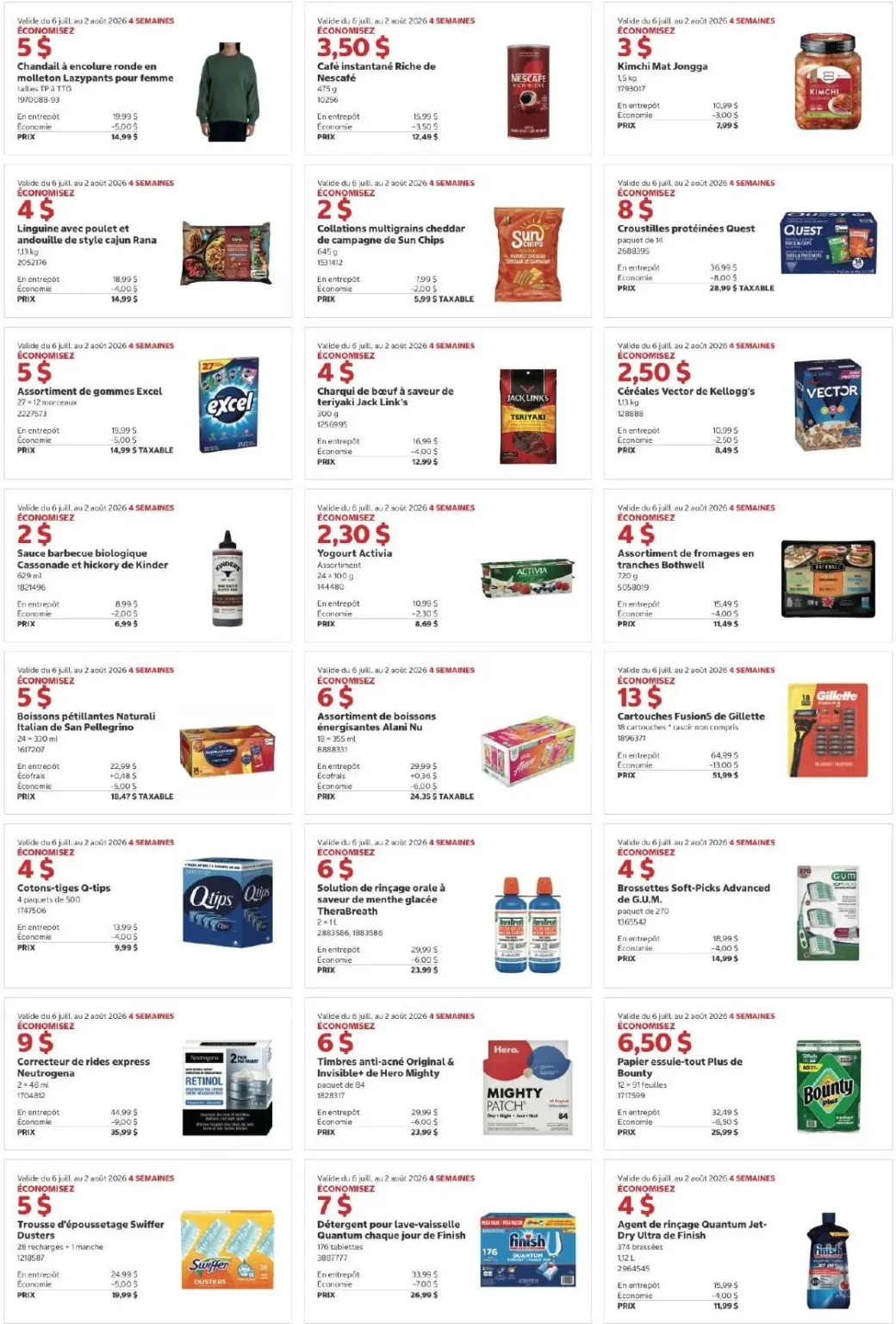 Page 3 de la circulaire Costco
