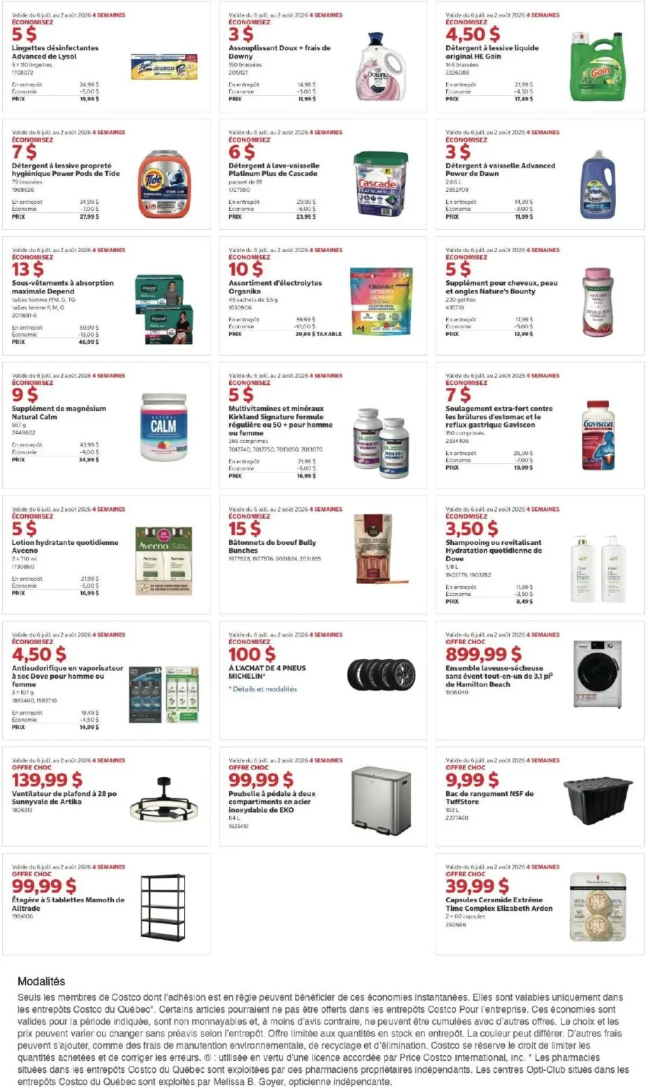 Page 4 de la circulaire Costco