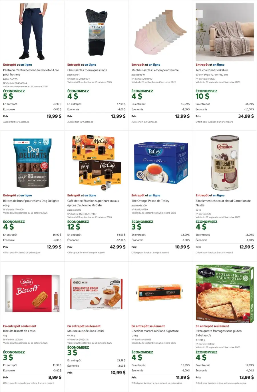 Page 3 de la circulaire Costco