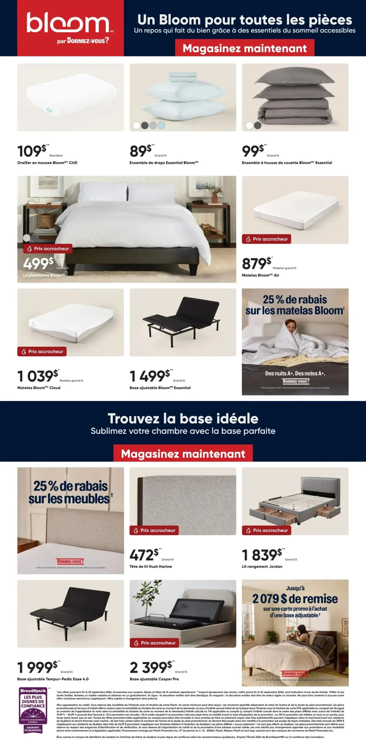 Page 4 de la circulaire Dormez-Vous