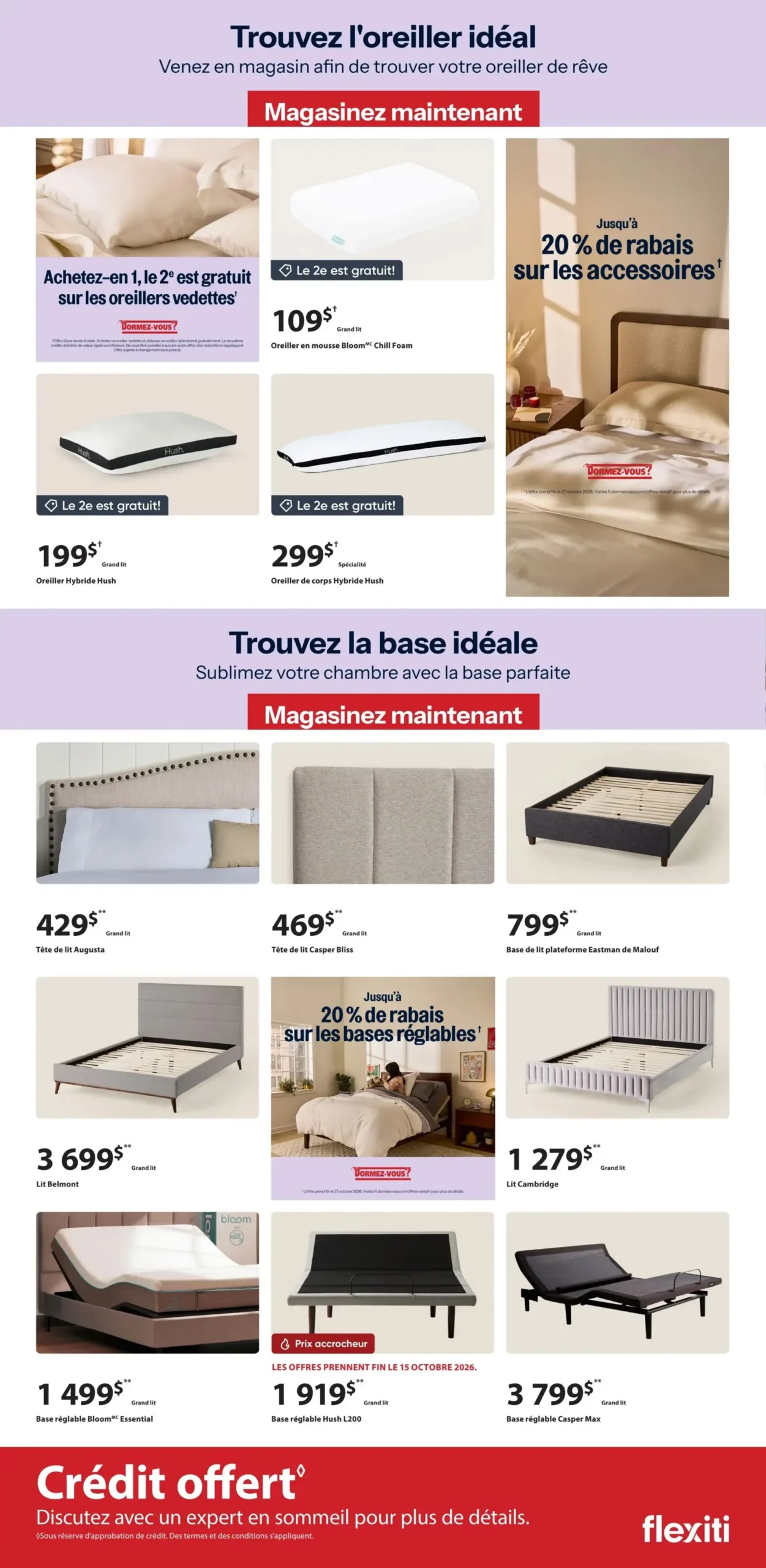 Page 2 de la circulaire Dormez-Vous