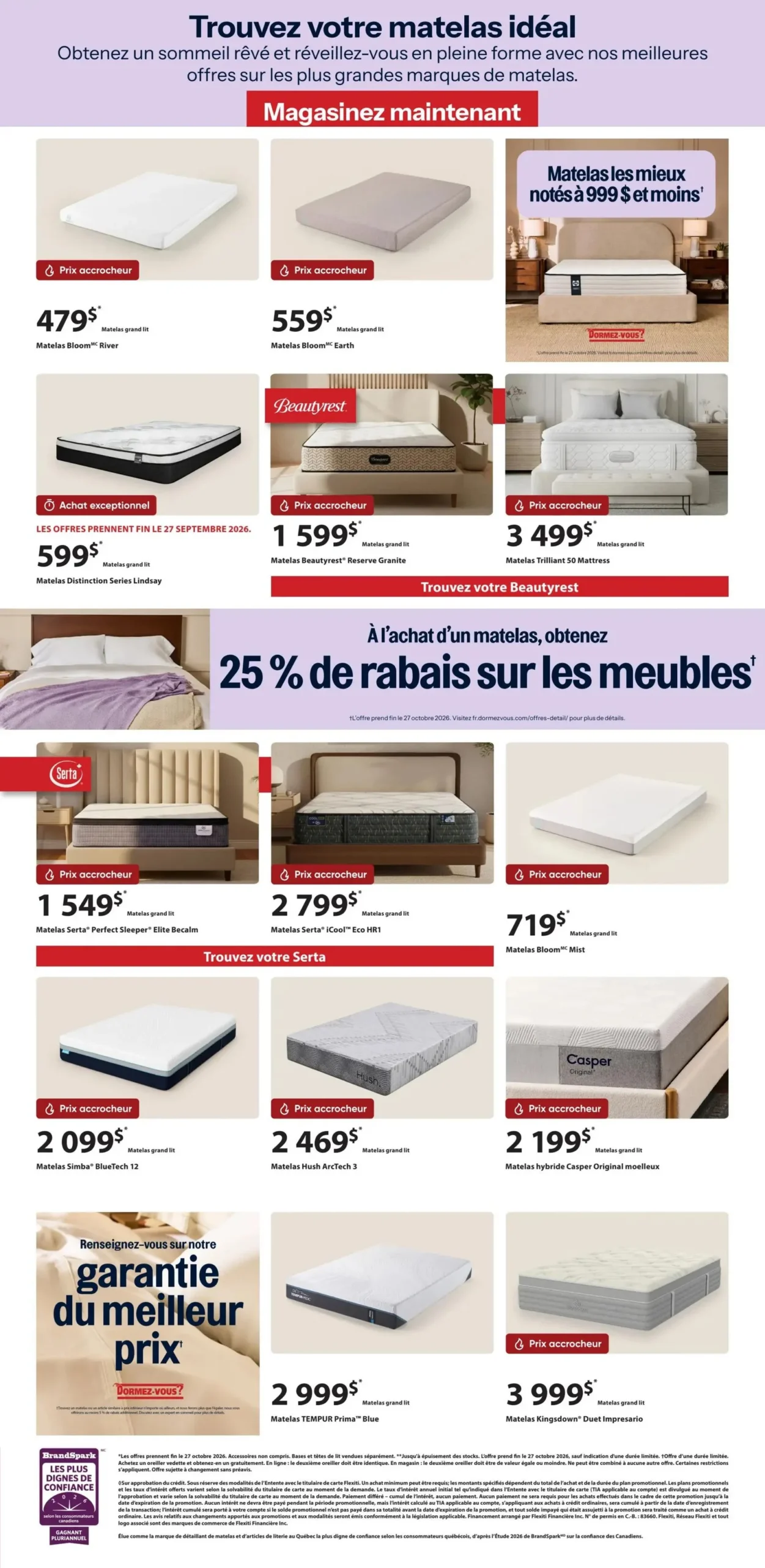 Page 3 de la circulaire Dormez-Vous