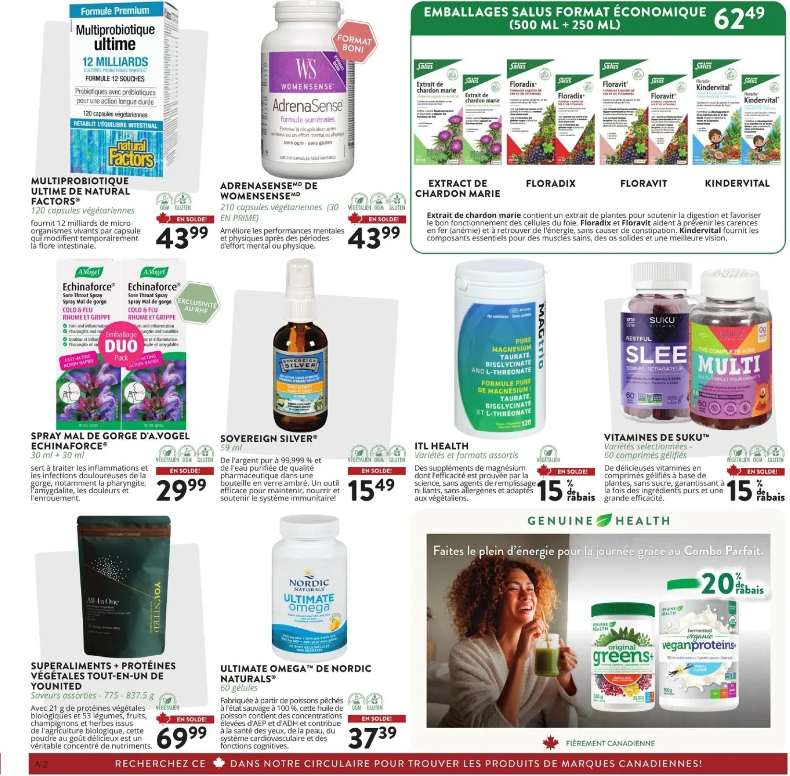 Page 2 de la circulaire Gagné En Santé