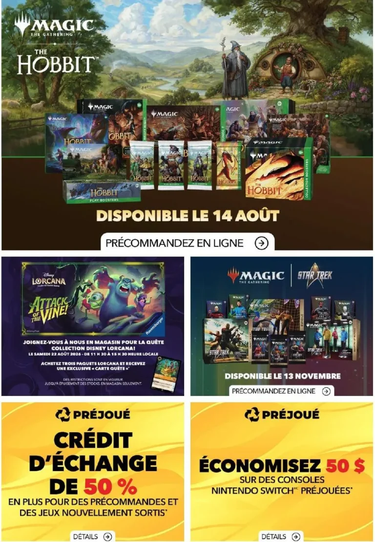 Page 1 de la circulaire GameStop