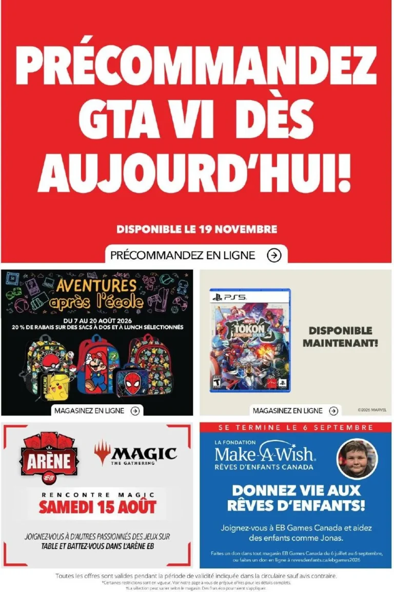 Page 3 de la circulaire GameStop