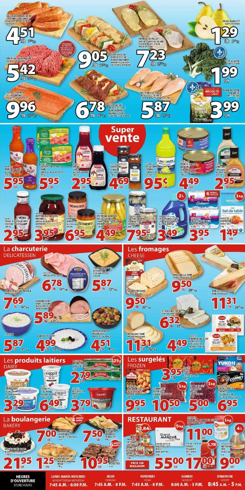 Page 2 de la circulaire Grand Marché Col-Fax