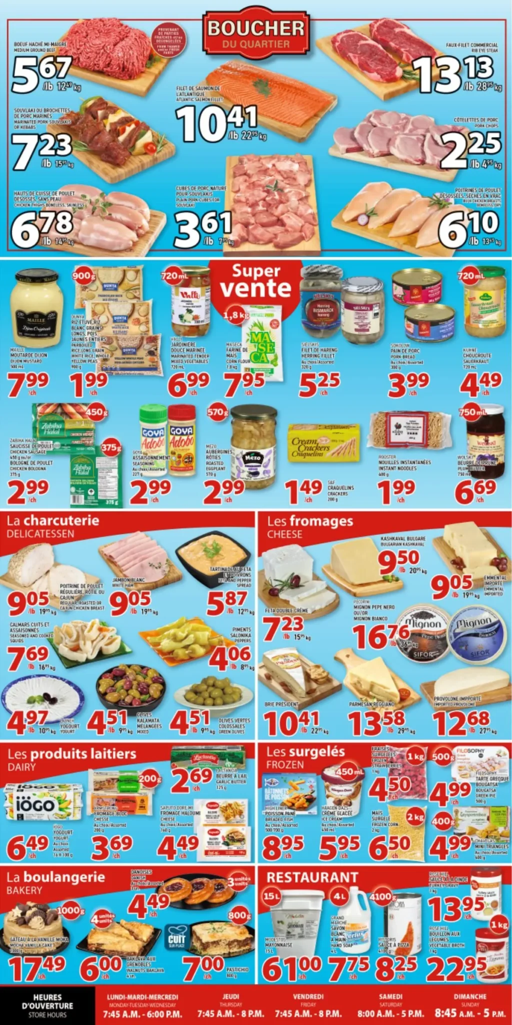 Page 2 de la circulaire Grand Marché Col-Fax
