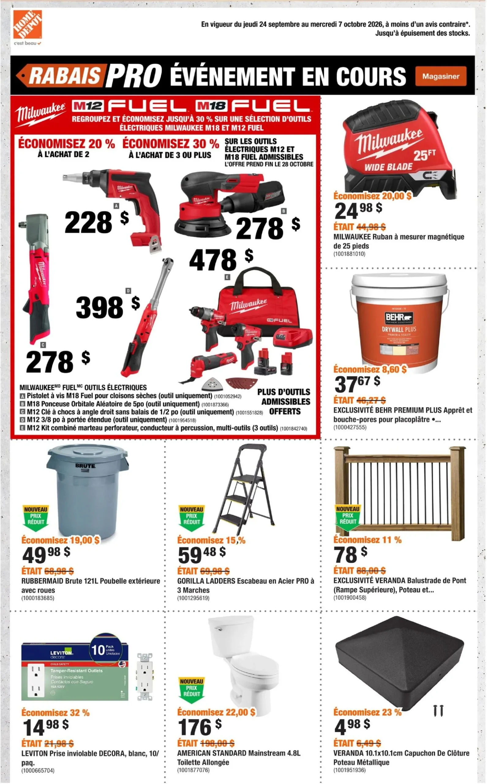 Page 1 de la circulaire Home Depot
