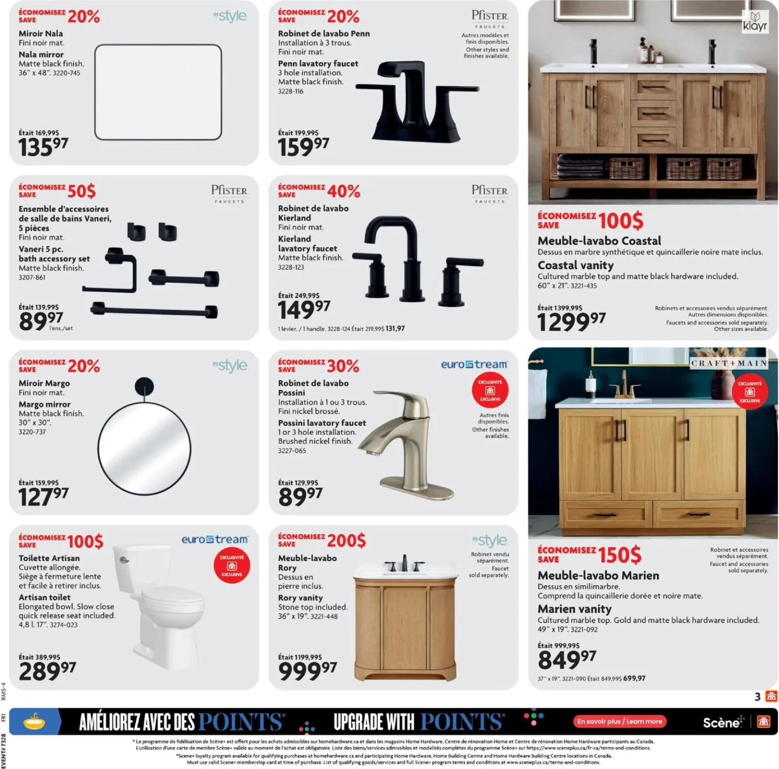 Page 3 de la circulaire Home Hardware Solde De Salle De Bain