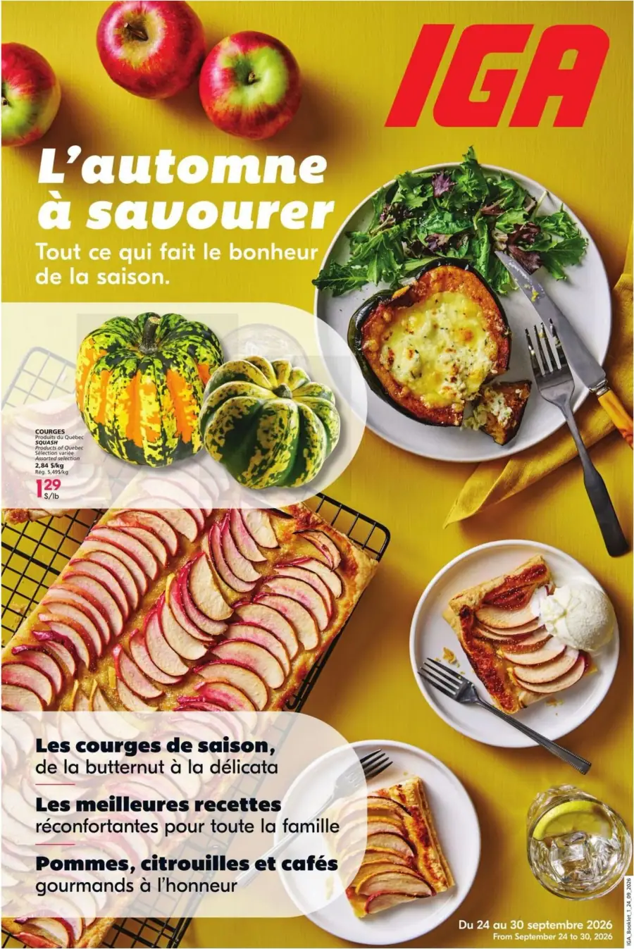 Page 1 de la circulaire IGA