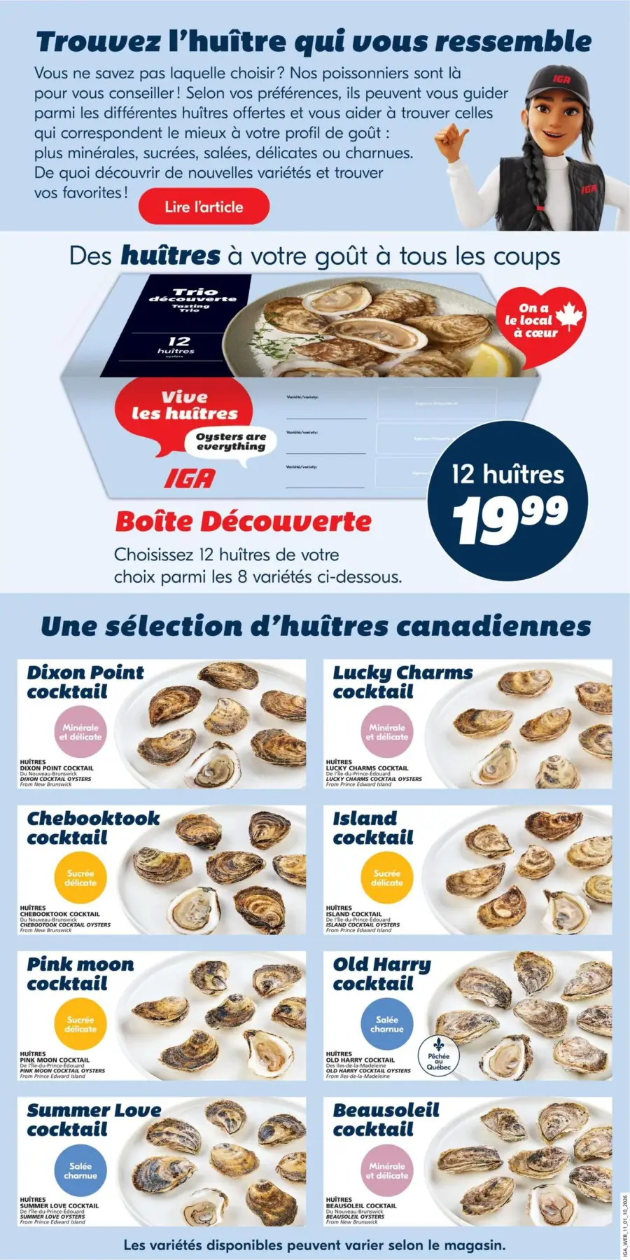 Page 8 de la circulaire IGA