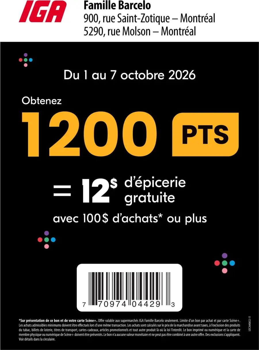 Page 11 de la circulaire IGA