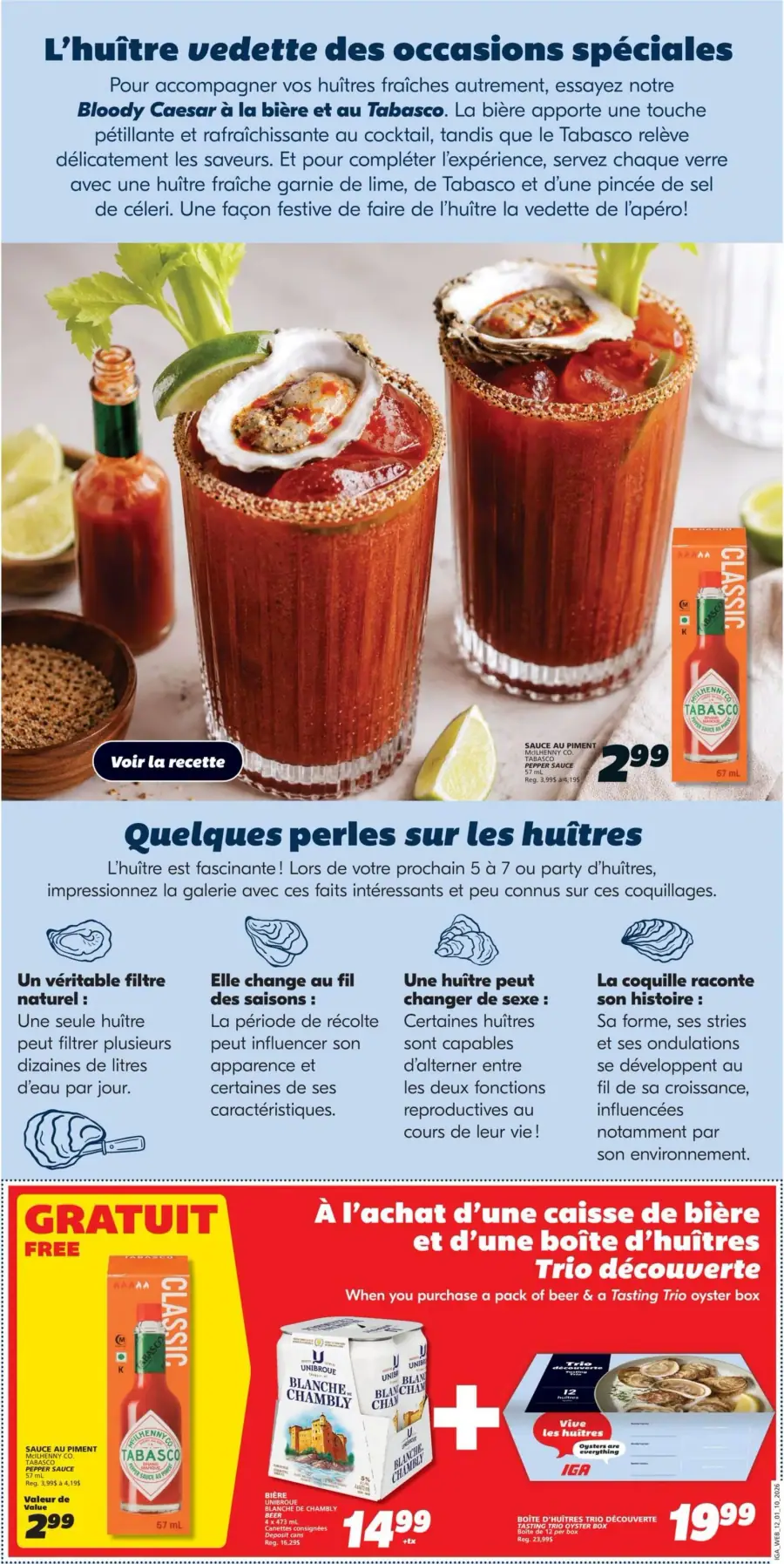 Page 12 de la circulaire IGA