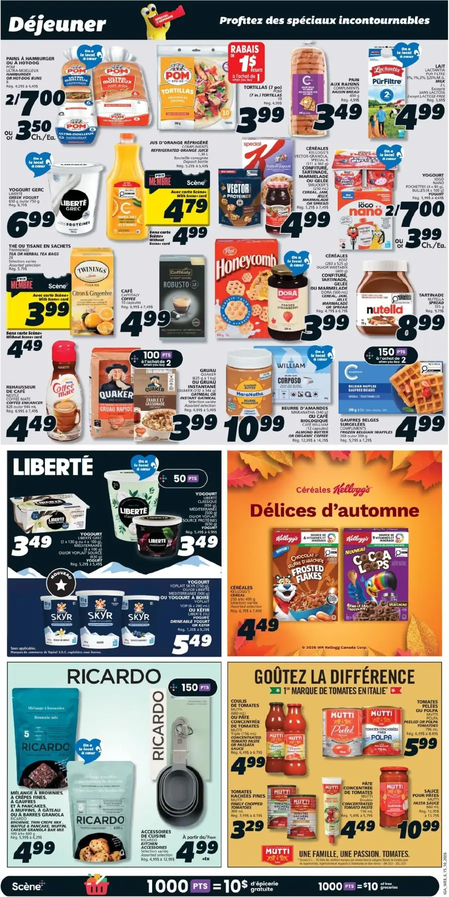 Page 10 de la circulaire IGA