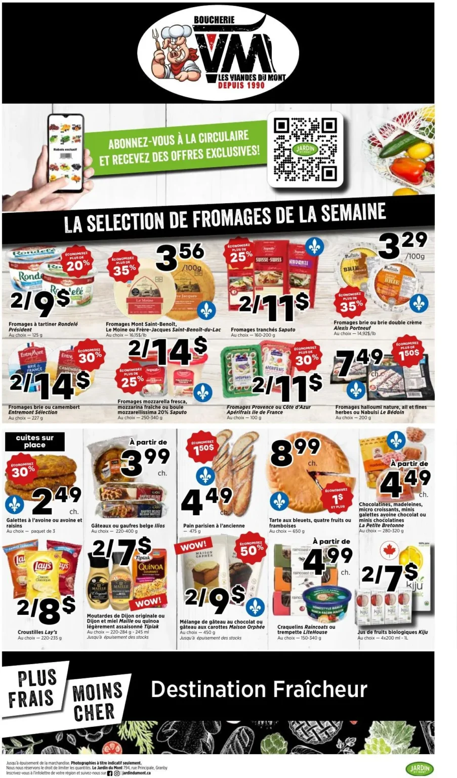 Page 3 de la circulaire Jardin Du Mont