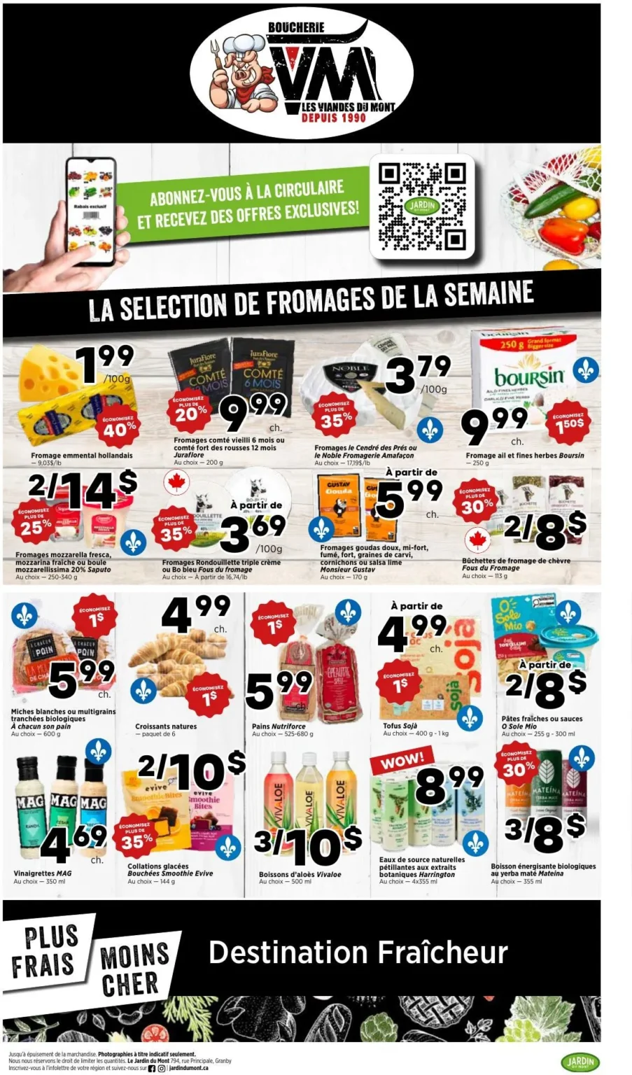 Page 3 de la circulaire Jardin Du Mont