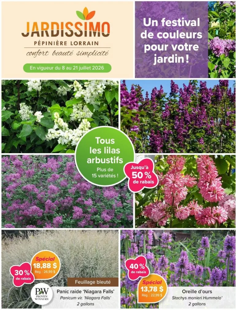 Page 1 de la circulaire Jardissimo