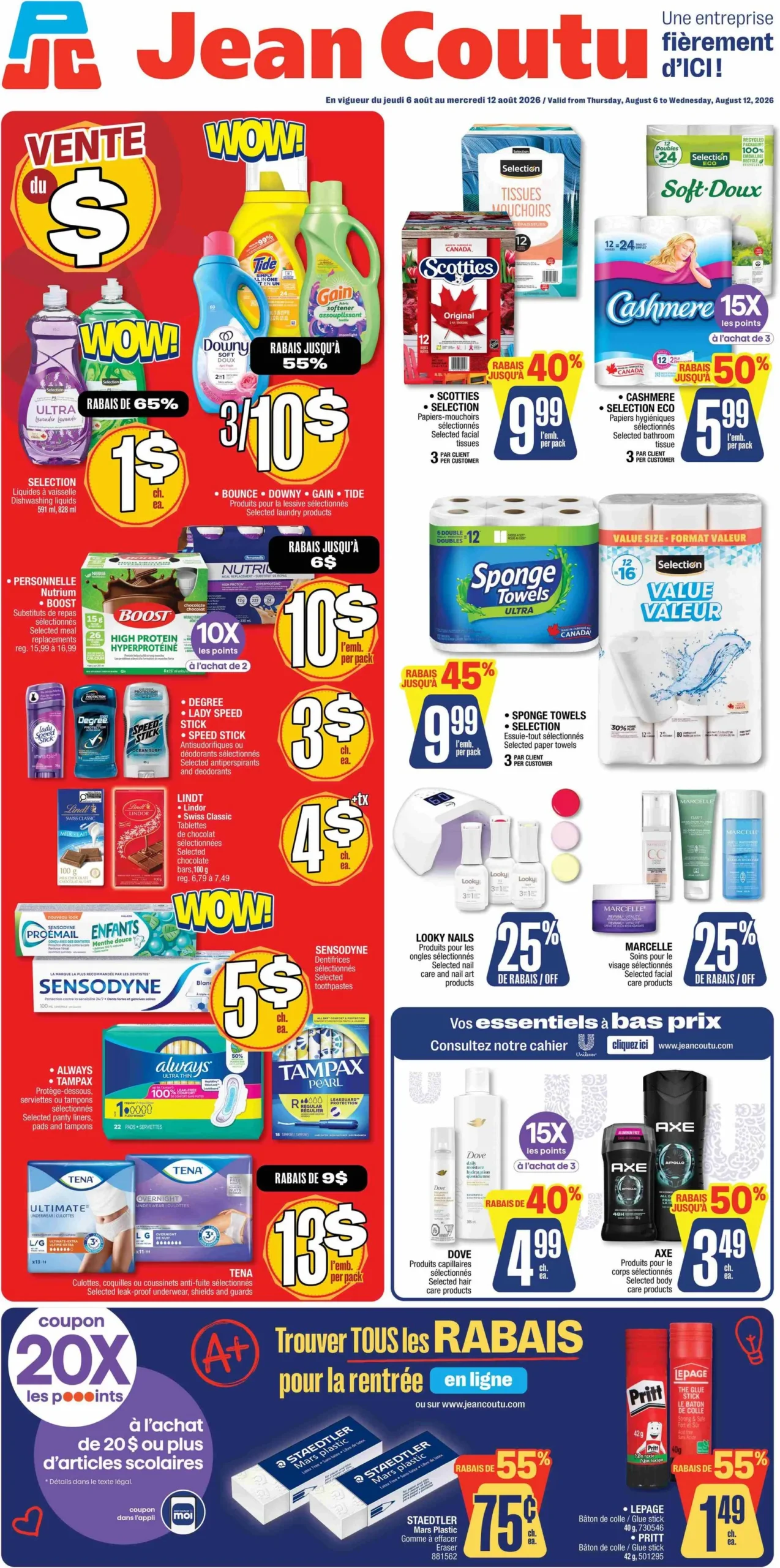 Page 1 de la circulaire Jean Coutu