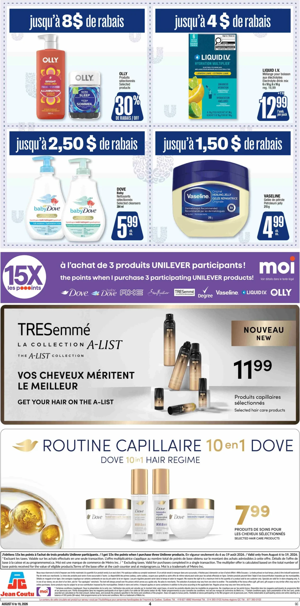 Page 4 de la circulaire Jean Coutu