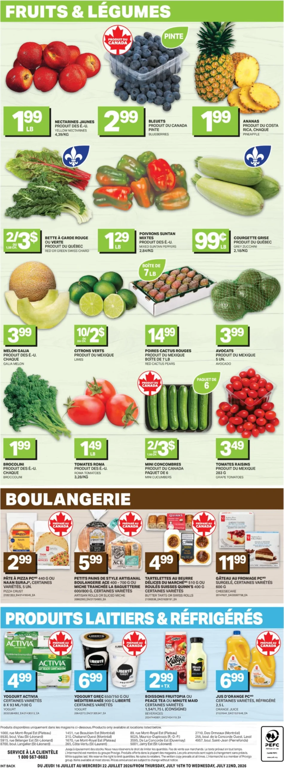 Page 3 de la circulaire L’Intermarché Destination Fraîcheur