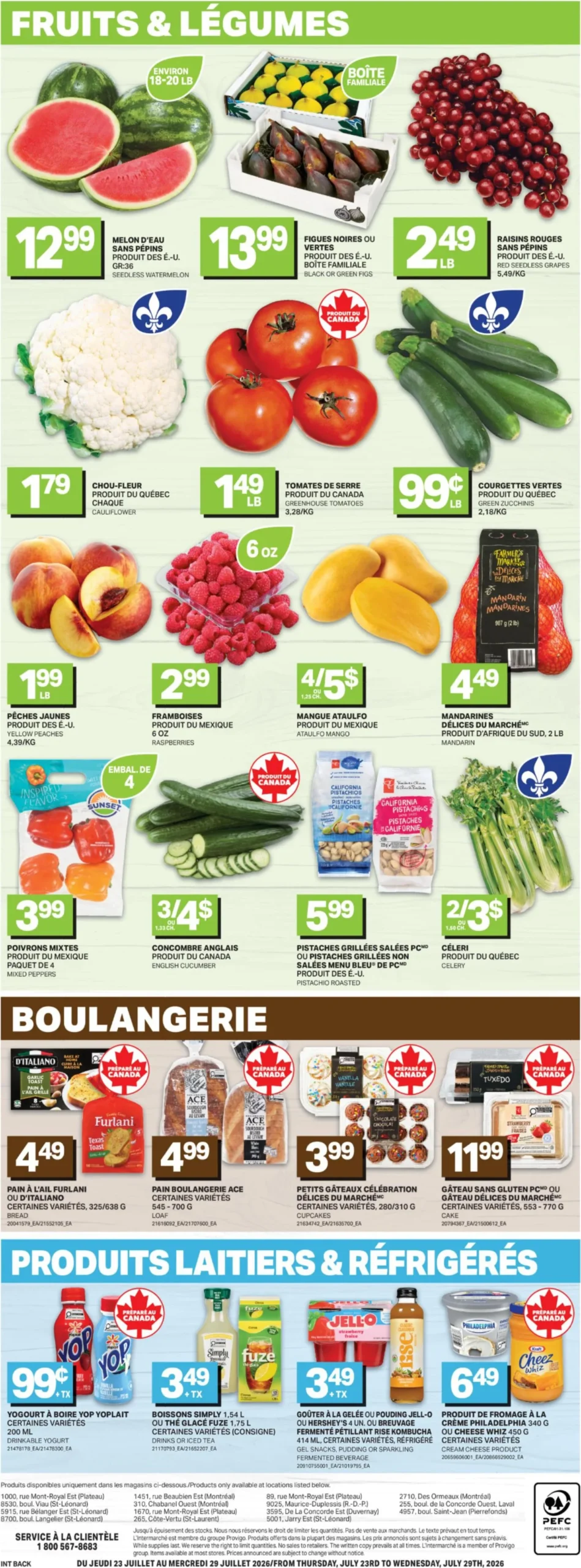 Page 3 de la circulaire L’Intermarché Destination Fraîcheur