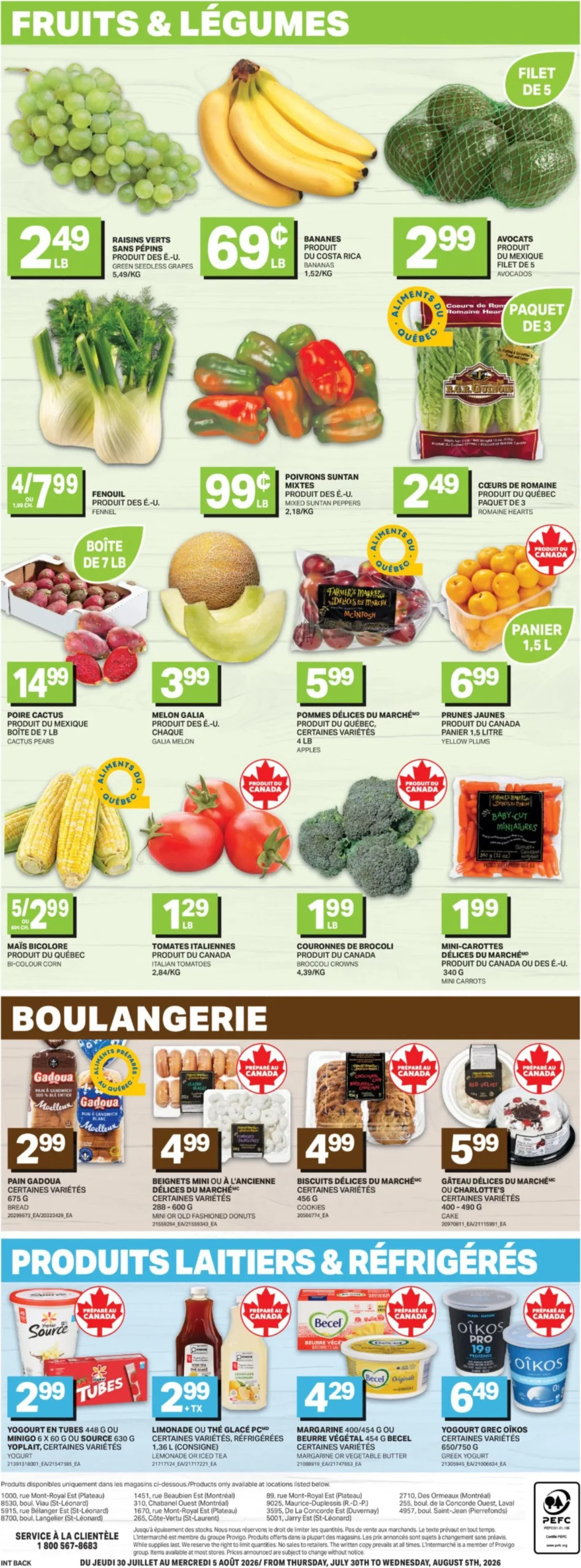 Page 3 de la circulaire L’Intermarché Destination Fraîcheur