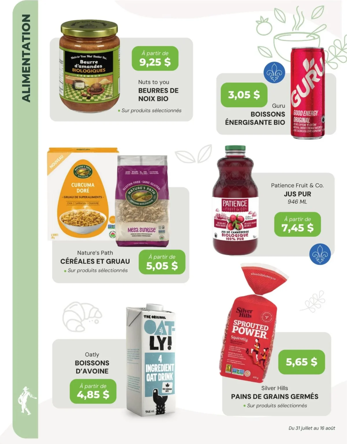 Page 3 de la circulaire La Moisson Supermarché Santé