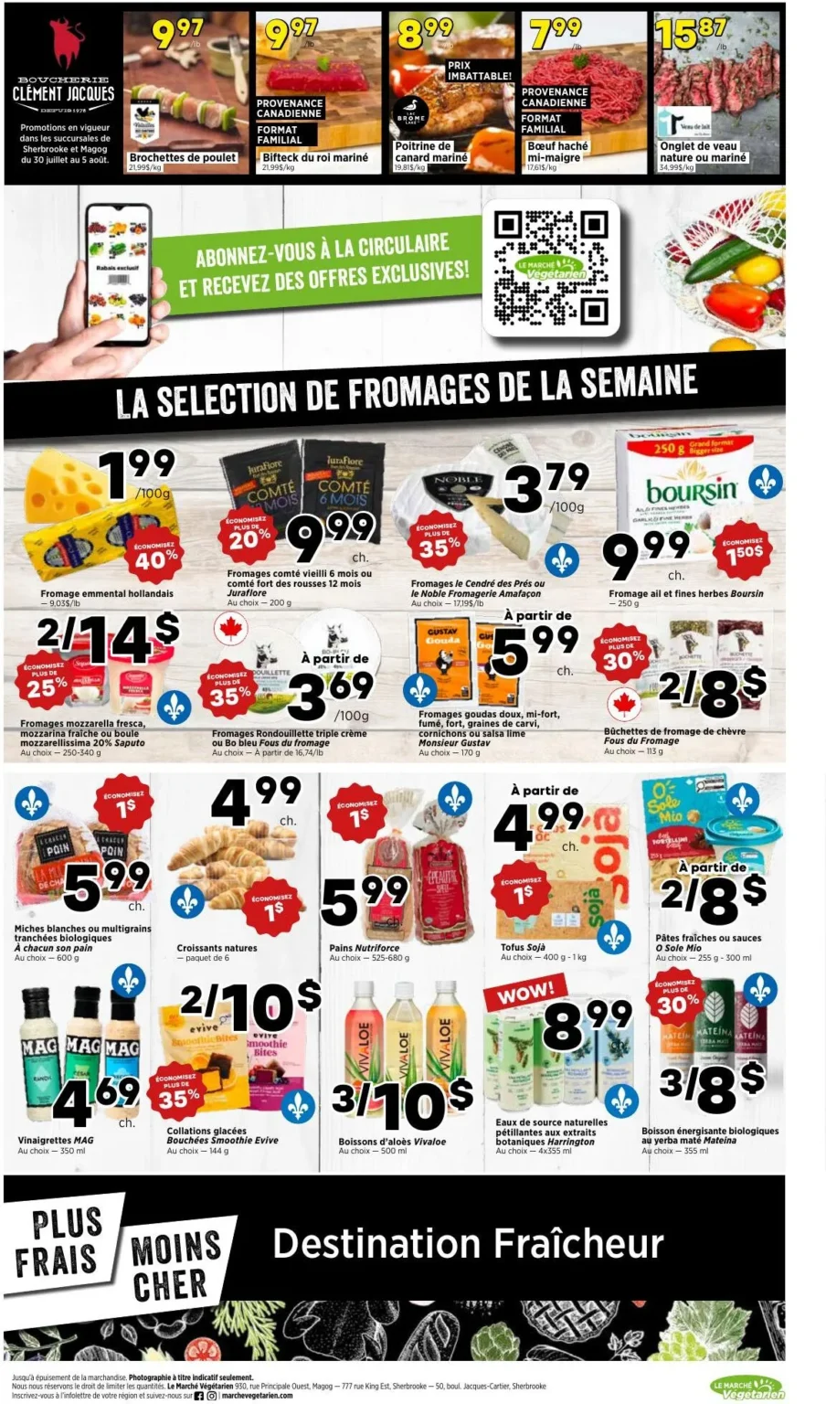 Page 3 de la circulaire Le Marché Végétarien