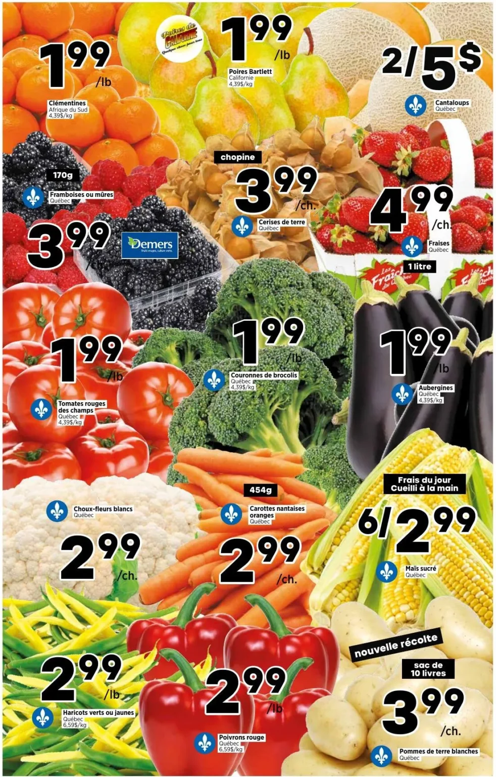 Page 2 de la circulaire Le Marché Végétarien