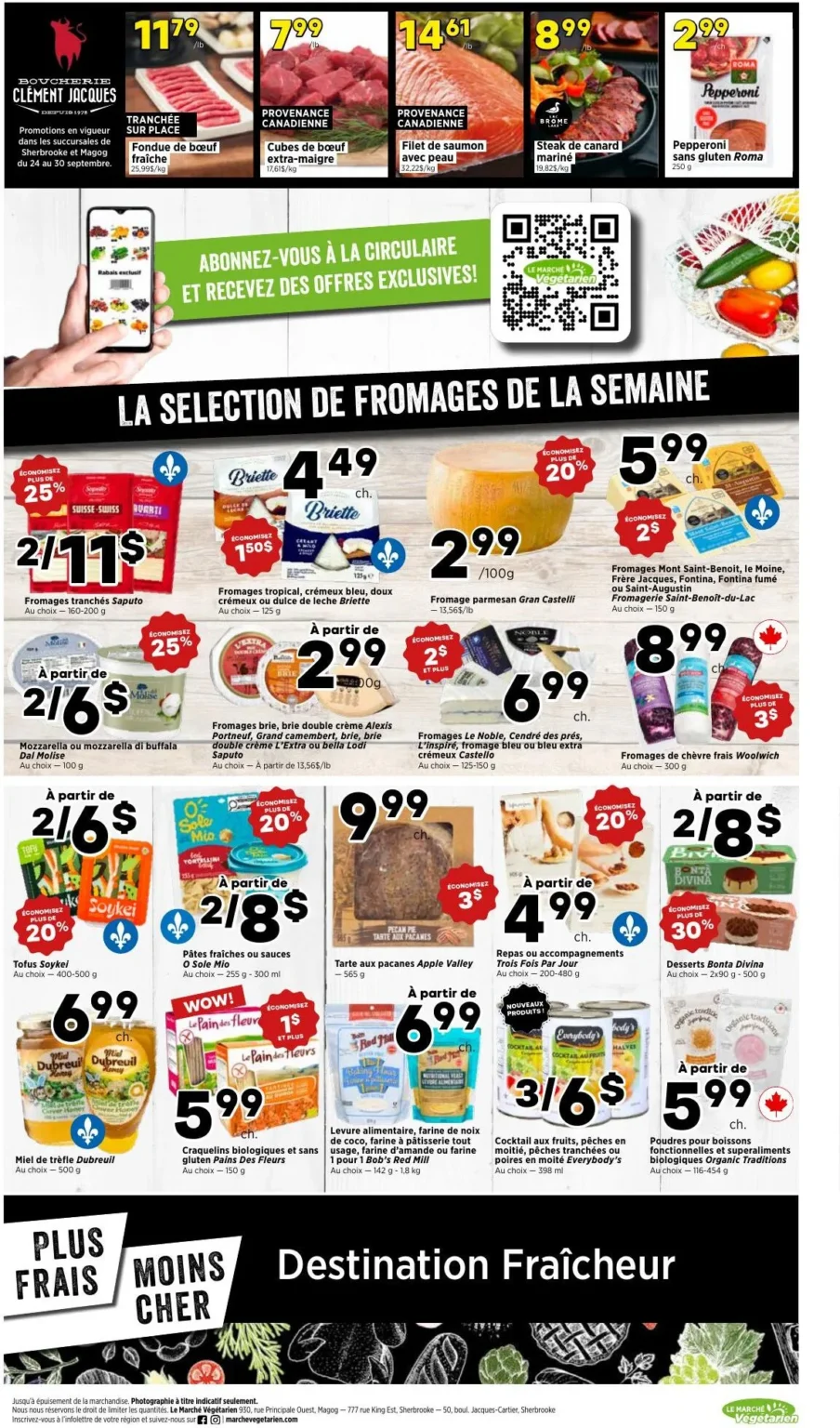 Page 3 de la circulaire Le Marché Végétarien