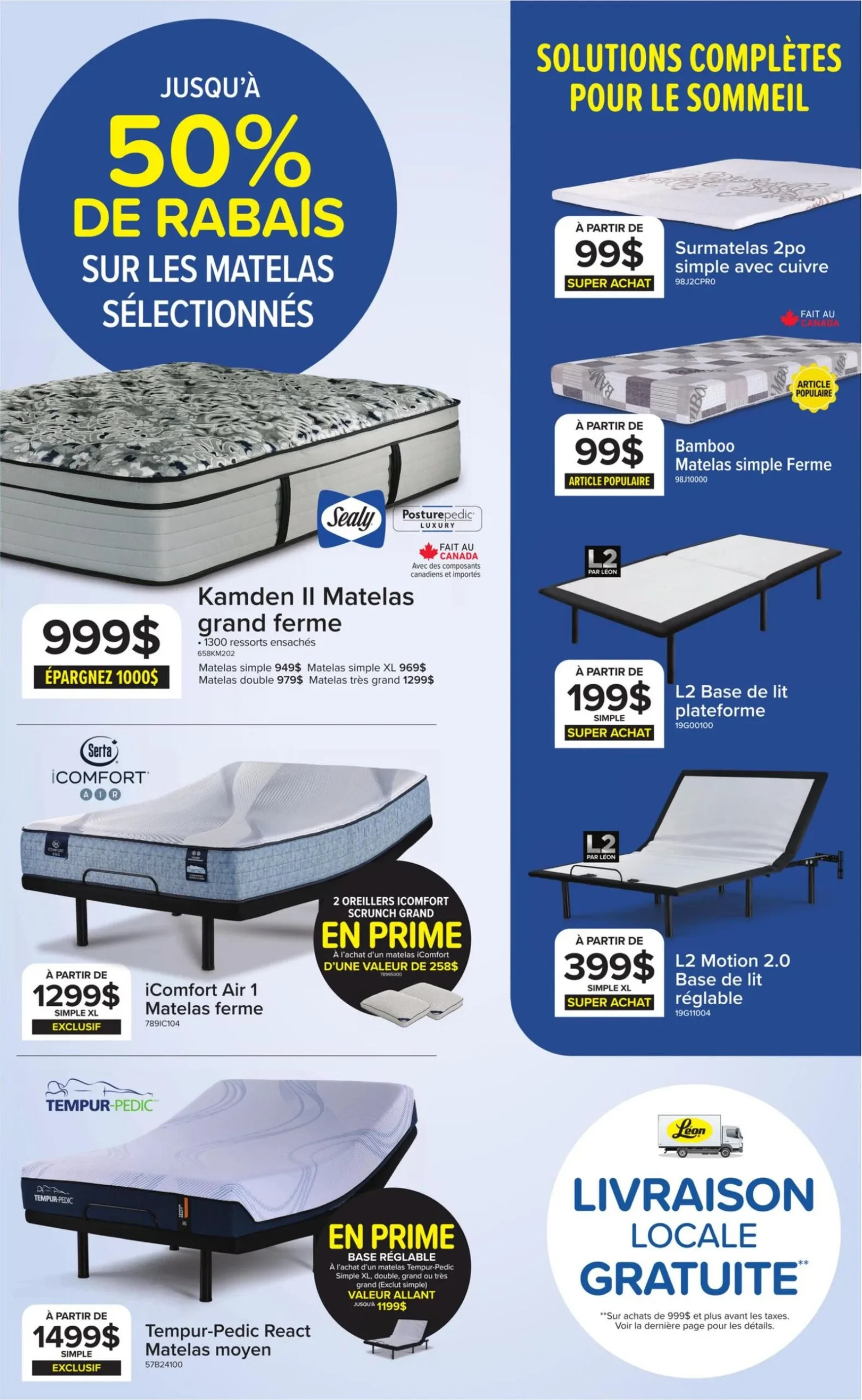 Page 3 de la circulaire Léon Super Solde Sommeil