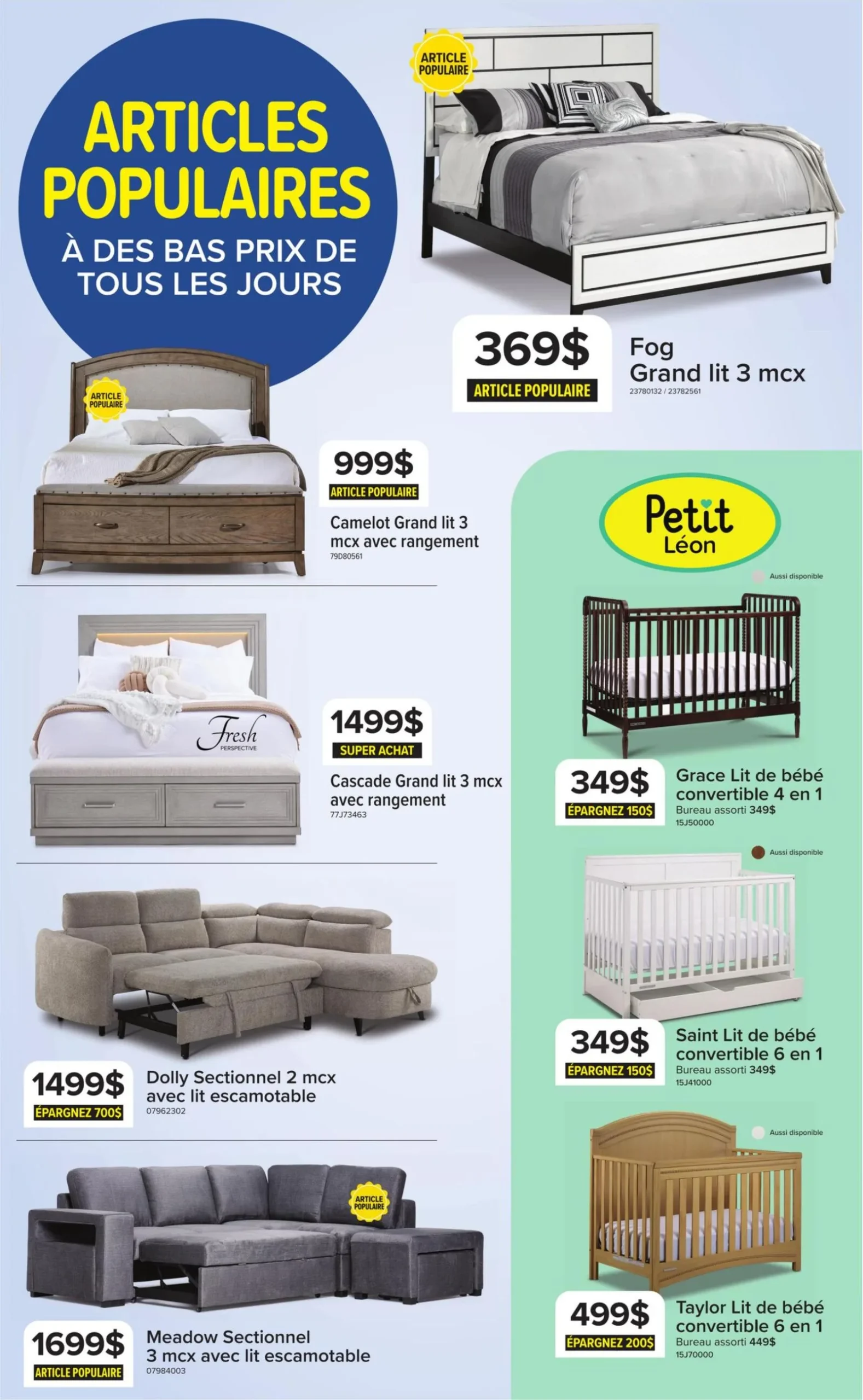 Page 4 de la circulaire Léon Super Solde Sommeil