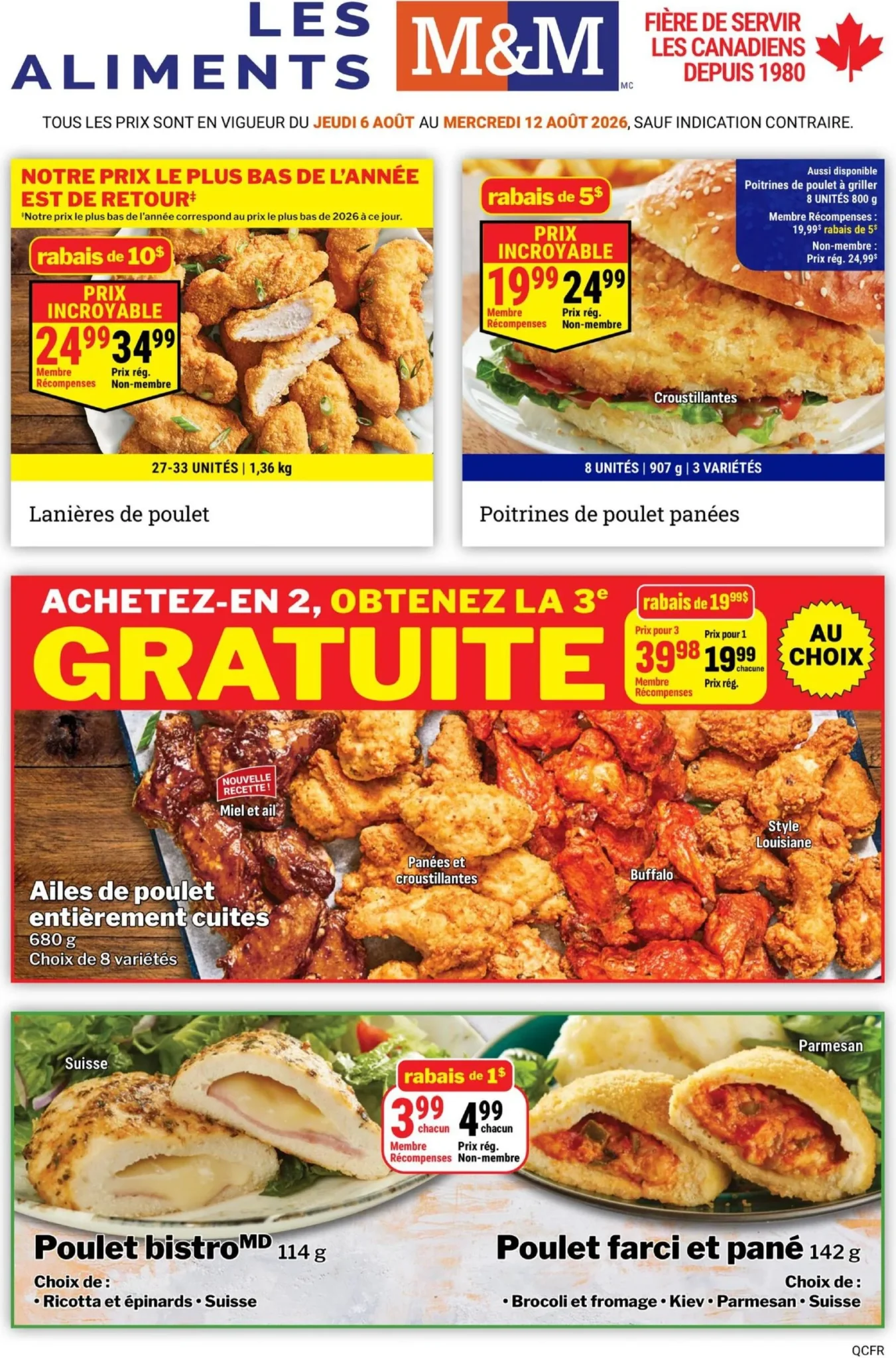 Page 1 de la circulaire Les Aliments M&M